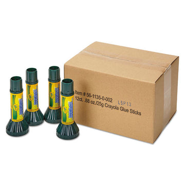 Crayola® Washable Glue Stick, 0.88 Oz, Dries Clear, 12-pack freeshipping - TVN Wholesale